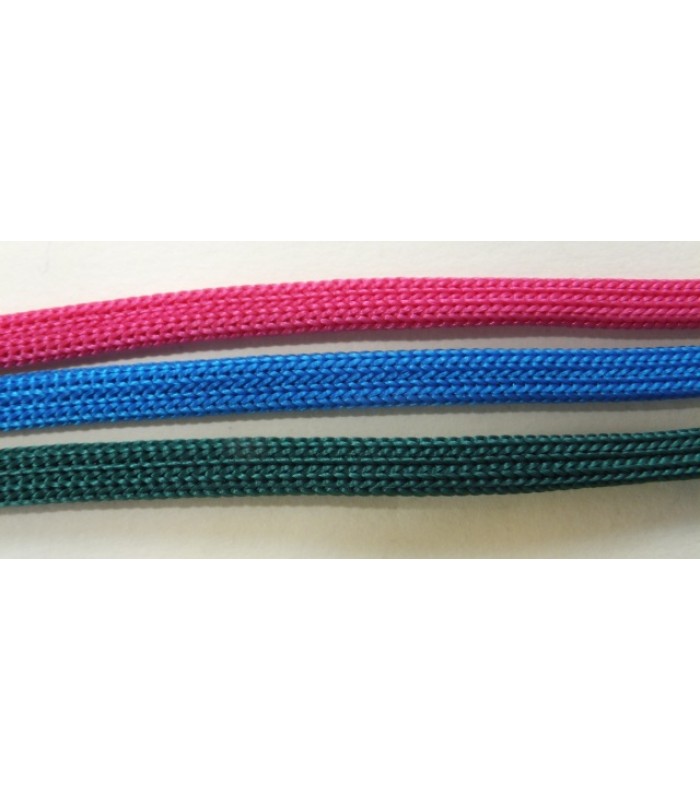 Cord flat coloured knitted cord 